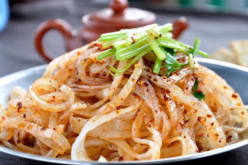 #6  xian chilled noodles 凉皮 <img title='Spicy & Hot' align='absmiddle' src='/css/spicy.png' />